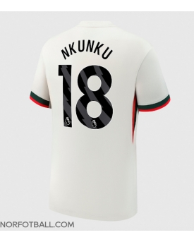 Billige Fotballdrakt Chelsea Christopher Nkunku #18 Replika Bortedrakt 2025-26 Kortermet